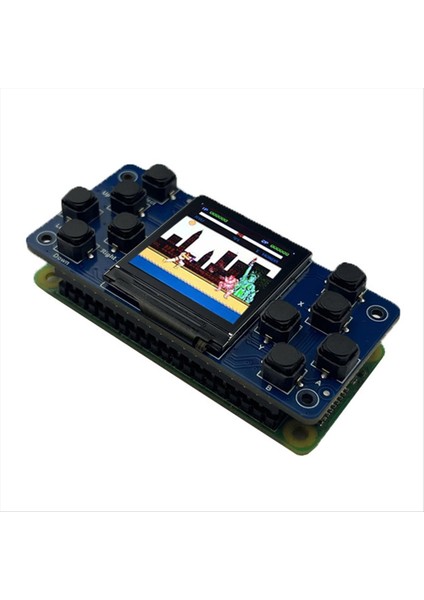 Raspberry Pi Sıfır 2W/3B/4B/PI5 Modül Için Oyun Düğmeleri ve Hoparlör Modülü ile 1 3 Inç LCD Ekran (Yurt Dışından) indirimleri