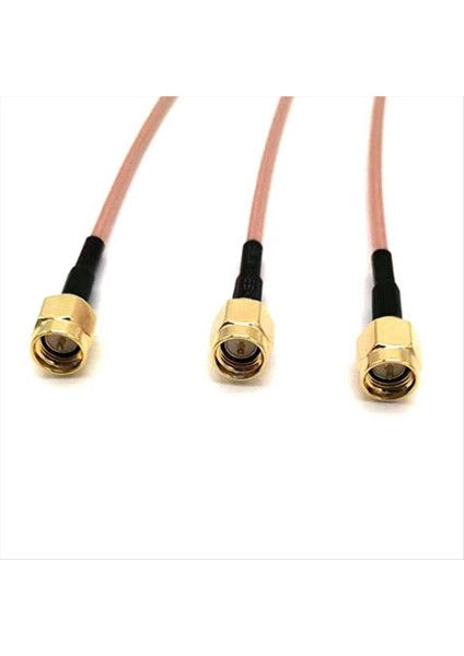 3 Pack Radyo Frekansı Koaksiyel Bağlantı Kablosu Sma Splitter Kablosu Sma Erkek To Dual Sma Kadın Koaksiyel Kablosu (Yurt Dışından) fırsatları