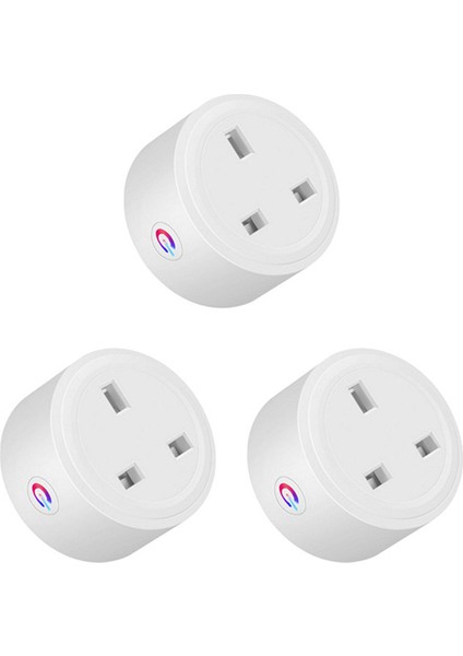 3x Taya Zıgbee Akıllı Soket 16A Ev Güçleri Monitör Güçler Outlet Akıllı Yaşam Ses Kontrolü Alexa Zamanlama Dıy Uk Fug (Yurt Dışından)