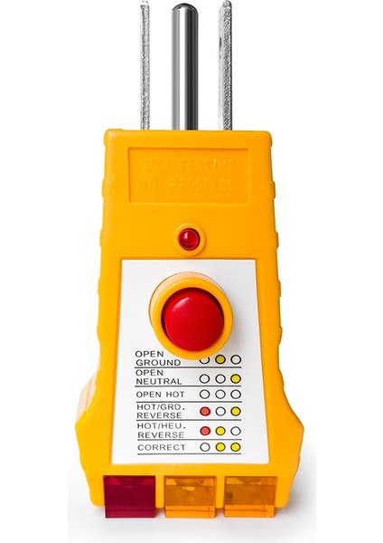 Topraklama Ürünleri Için Çıkış Test Cihazı Gfcı ile Outlet Test Cihazı Elektrik Priz Test Cihazı Fiş Test Cihazı Usplug (Yurt Dışından)