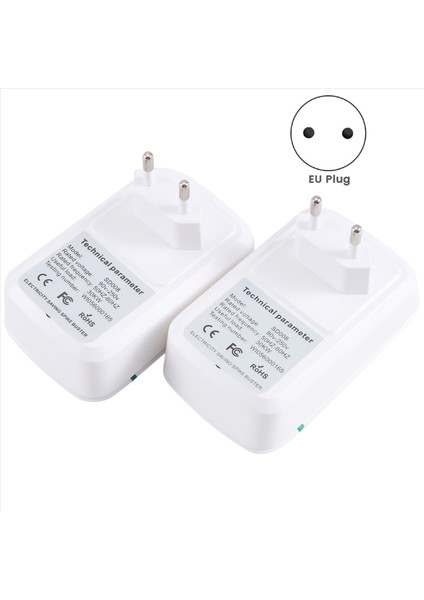2 Pcs 90V-250V Durdur Watt Enerji Tasarruf Cihazı Güç Tasarrufu Enerji Tasarruf Cihazı Ev Ofis Piyasası Için Ab Fişi ile (Yurt Dışından) indirimleri