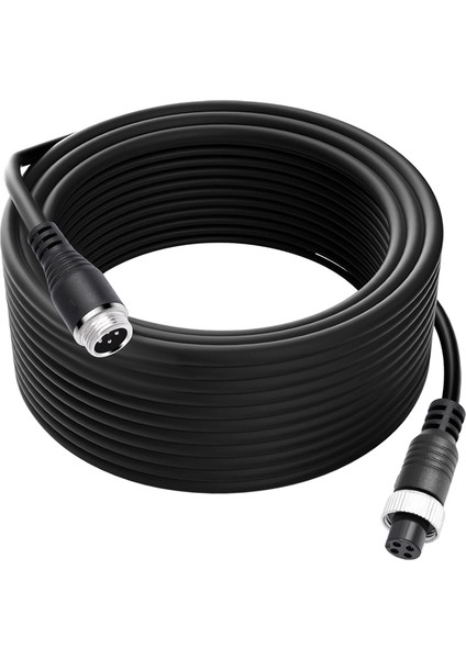 Arka Görünüm Kamerası ve Monitör Için Video Kamera Kablosu Araba Kamyonu Için 4pin Havacılık Uzatma Kablosu Uzatma Kablosu Rv 10M (Yurt Dışından)