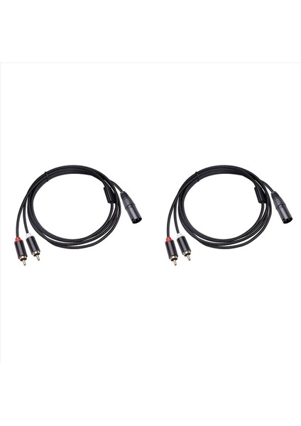 2x Xlr&#39 Den Çift Rca Ses Kablosu A1 Xlr Erkek 3 Pin To Dual Rca Erkek Fiş Ses Kablosu Amplifikatörü Karıştırma Av Kablosu 2m (Yurt Dışından) modelleri