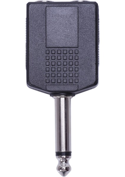 2x Siyah 6 35 1/4 Inç Erkek Ila Çift Dişi Mono Y Kord Pa Ses Kablosu Adaptörü (Yurt Dışından) fırsatları