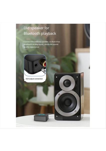 Qualcomm Bluetooth 5 1 Aux/rca Eski Ses Amplifikatörü Kablosuz Ses Oynatıcı Kayıpsız Ses Kalitesi (Yurt Dışından) fiyatları