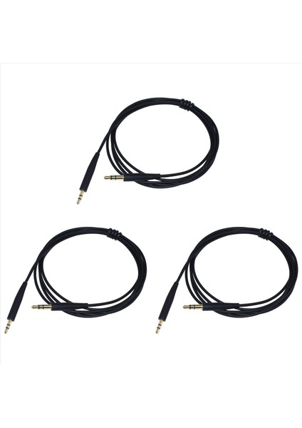 Bose Için 3x QC35 Kulaklık Kablosu QC25 QC35 Iı QC45 Soundtrue Ses Tonu 3 5 Ila 2 5 Taşınabilir Çift Kayıt Kablosu Siyah (Yurt Dışından)