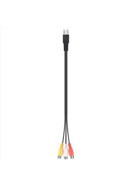 1pc USB Erkek Fişine 3 Rca Kadın Adaptör Ses Dönüştürücü Video Av A/v Kablosu Hdtv Tv Televizyon Tel Kablosu Için Rca Kablosu (Yurt Dışından) fiyatları