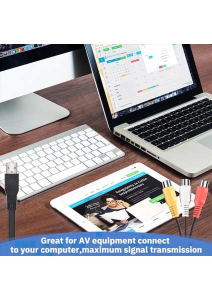 1pc USB Erkek Fişine 3 Rca Kadın Adaptör Ses Dönüştürücü Video Av A/v Kablosu Hdtv Tv Televizyon Tel Kablosu Için Rca Kablosu (Yurt Dışından) indirimleri