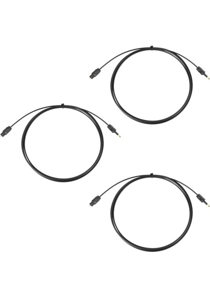 3x Mini 3 5mm Fiş Dijital Optik Kablo Spdıf Optik Fiber Hat 2m (Yurt Dışından)