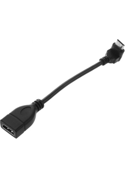 Mini HDMI Erkek - HDMI Kadın 90 Derece Dönüştürücü Konektör Adaptör Kablosu 1080P (Yurt Dışından)