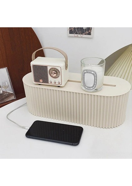 Fiş Tahtalı Saklama Kutusu Kablo Tel Organizatör Kılıfı Soket Kablosuz Wifi Yönlendirici Masaüstü Veri Hattı Fiş Tutucu Rafı Mavi (Yurt Dışından) fiyatları