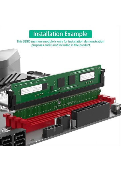 Ddr5 U-Dımm 288PIN Adaptörü Ddr5 Bellek Testi Koruma Kartı Kısa Mandal (Yurt Dışından) indirimleri
