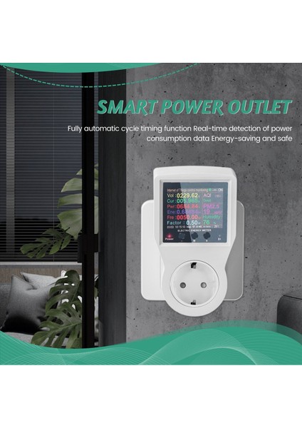 Tuya Wifi Akıllı Soket 16A Dijital Wattmetre Voltmetre Güç Ölçer Elektrik Tüketimi Kwh Enerji Ölçer Ab Fişi (Yurt Dışından) fırsatları