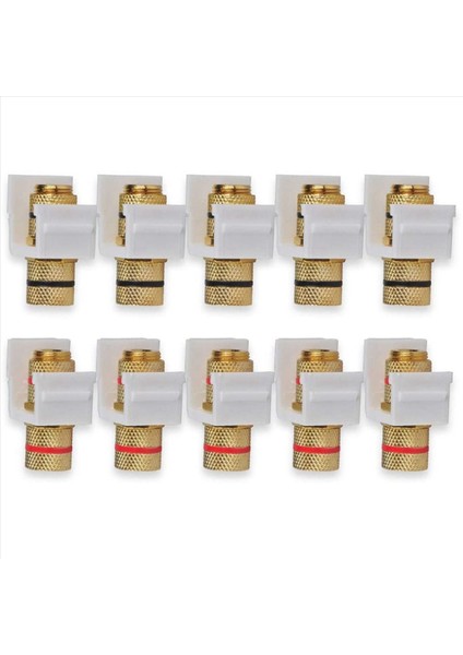 Hoparlör Post -In Muz Keystone Jack - Beyaz 30 Adet (Yurt Dışından) fiyatları