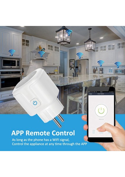 Tuya Akıllı Wifi Fiş Eu 20A Güç ile Akıllı Soket Enerji Tasarrufu Zamanlaması Uzaktan Kumanda Akıllı Yaşam Eu Fiş (Yurt Dışından) modelleri