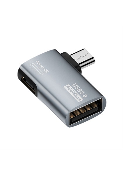 4K Otg Kablo Adaptör Güç Açı Tasarımı ile Usb&#39 Ye Mikro-Usb&#39 Ye Sağlandı Tablet Tv (Sağ) Için Uygun (Yurt Dışından)