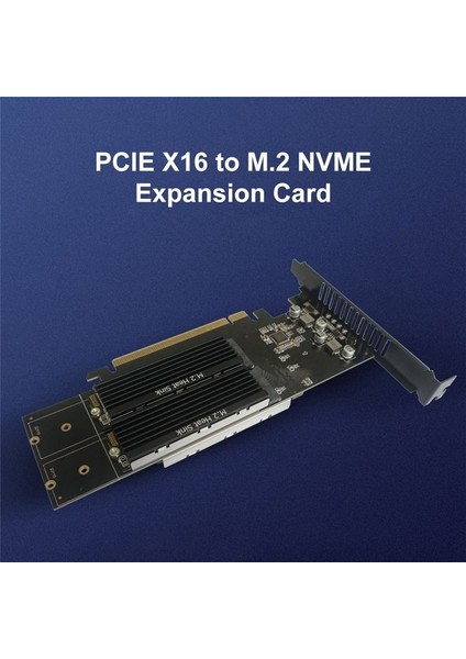 Pcıe - M2 Adaptör Kartı Pcıe X16 4 Port M2 Nvme M Anahtar SSD Kartı Pcı Express Genişletme Kartı Ispir Sebzeli (Yurt Dışından) modelleri