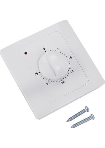 Ac 220V 10A 30 Dakika Geri Sayım Zamanlayıcı Anahtarı Elektrikli Dijital Time Tapa Kontrol Anahtarı Zamanlayıcı Soket Düğme Stili Mekanik (Yurt Dışından) fırsatları