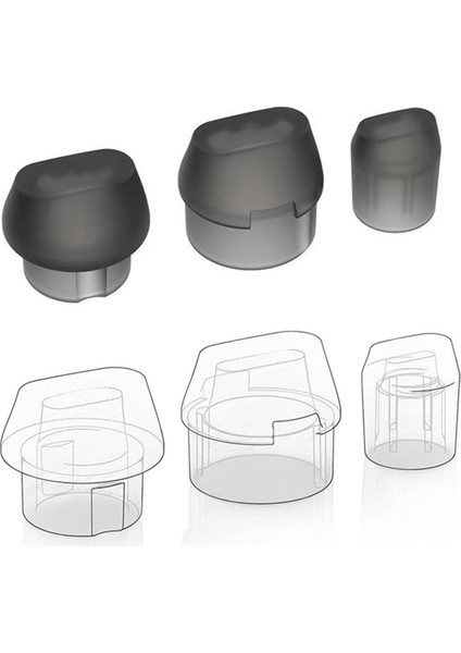 6pcs Toz Kapağı Anti-Oksidasyon Koruma Sinyali Ses Kablosu Koruyucu Kapak Dengesi Xlr Fiş Rca Fiş (Yurt Dışından)