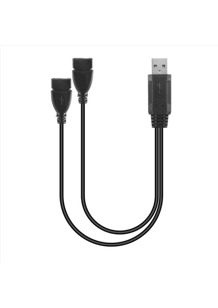USB 2 0 Erkek Ila 2 Çift USB Dişi Jack Y Splitter Hub Güç Kablosu Adaptör Kablosu (Yurt Dışından) modelleri