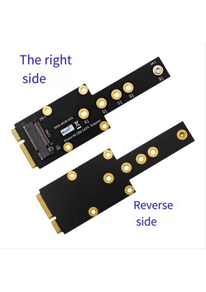 Msata-Ngff Anahtar B SSD Adaptör Kartı Yeni M 2 Anahtar B L-Mini Pcıe Çok Fonksiyonlu Modül (Yurt Dışından) fırsatları