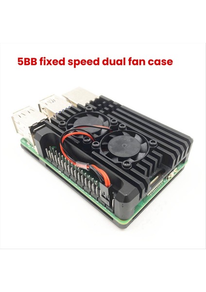 Alüminyum Alaşım Kılıfı Kapak Salonu Pi 5 Sabit Hız Için Pwm Fan ile Soğutma Koruyucu Kutu (Yurt Dışından) fiyatları