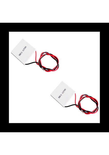 2x TEC1-12705 Termoelektrik Soğutucu Peltier 40X40MM TEC12705 Peltier Elements Modülü Soğutucu Radyatör (Yurt Dışından)