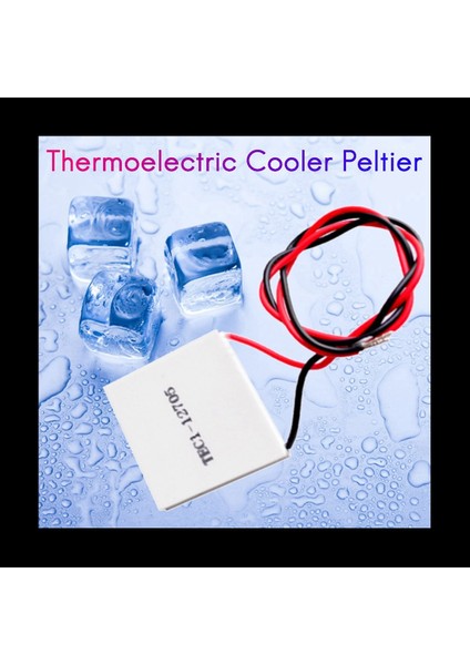 2x TEC1-12705 Termoelektrik Soğutucu Peltier 40X40MM TEC12705 Peltier Elements Modülü Soğutucu Radyatör (Yurt Dışından) fiyatları