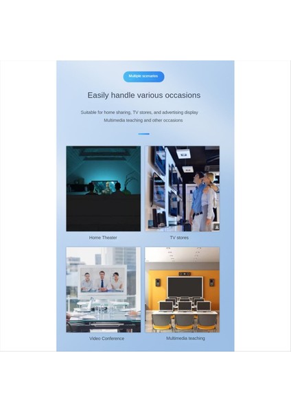 Ölçüm 1&#39 De 4 Out Video 4 Ports HDMI Uyumlu Ayrıştırıcı 1x4 Destek 3D 4K 30Hz Au Fiş ile Ayırıcı (Yurt Dışından) fırsatları