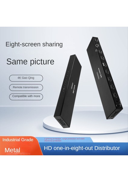 Ölçüm 1 Giriş 8 Çıkış Ayrıştırıcısı HDMI Uyumlu Splitter 4K 30Hz Ekran Ingiltere Fişiyle Tv Videosu Için Yinelenen Amplifikatör Ayırıcı (Yurt Dışından) indirimleri
