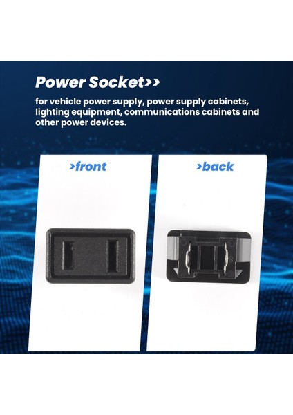 10 x Us Tip Panel Montaj Ac Güç Soketi Çıkışı Ac 250V 10A (Yurt Dışından) fırsatları