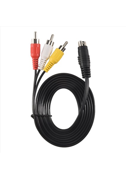 1 5m 4 9ft 3 Rca Erkek-4 Pin S-Video Erkek Tv Pc Dönüşüm Kablosu (Yurt Dışından) modelleri