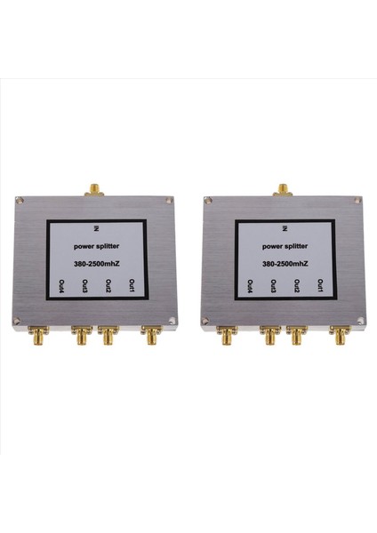 2x 4 Yolcu Sma Güç Ayrıştırıcı 380MHZ-2500MHZ Sma Dişi Güç Bölücü Sinyal Kablosu Ayırıcı Dişi Bölücü (Yurt Dışından)
