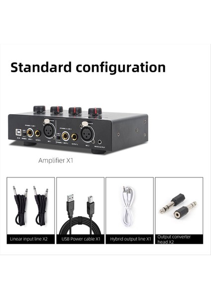 48V Dinamik Mikrofon Kondenser Mikrofon Amplifikatör Sesli 48V Fantom Güç Şarjı Canlı Ses Kartı Hoparlör B (Yurt Dışından)