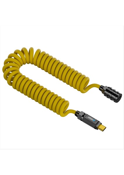 Pd 140W Ekleme Hızlı Şarj Veri Kablosu 20GBPS 8k Hd USB C - C Yaylı Kablo Tip C Ölçeklenebilir Genişletici Kablosu (Yurt Dışından)