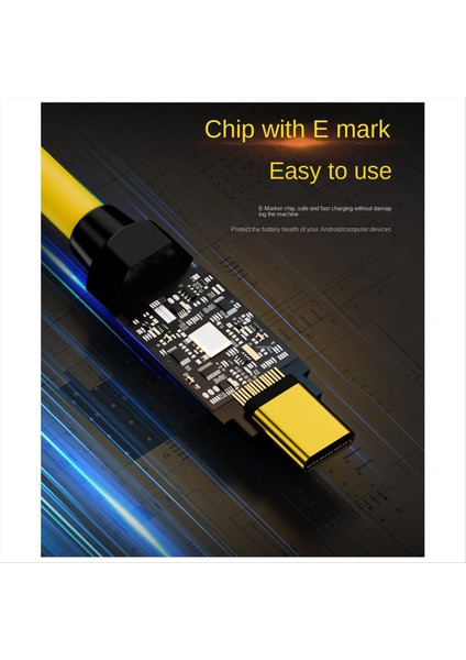 Pd 140W Ekleme Hızlı Şarj Veri Kablosu 20GBPS 8k Hd USB C - C Yaylı Kablo Tip C Ölçeklenebilir Genişletici Kablosu (Yurt Dışından) modelleri