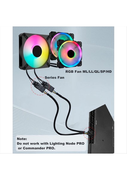 Corsair Için Rgb Splitter Rgb Hub Aydınlatma Düğüm Çekirdeği ve Icue Komutan Çekirdeği Xt 4 Pin Erkek - Kadın Fan Uzantı Kablosu (Yurt Dışından) indirimleri