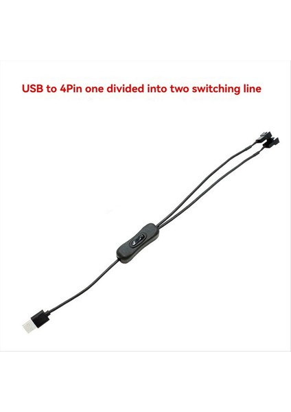 USB Ila 3 Pimli / 4 Pimli Pwm 5V USB Kılıf Fan Güç Adaptör Kablo Kılıfı Fan Adaptör Kablosu Kapalı Anahtar (Yurt Dışından) modelleri