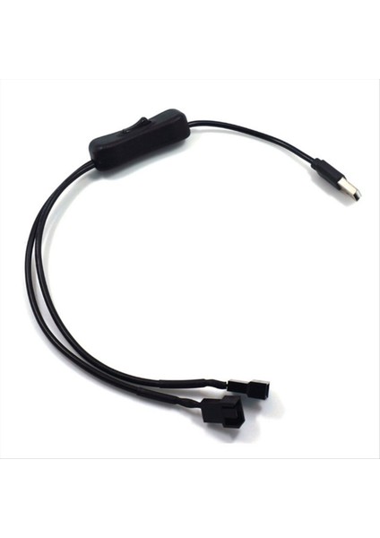 USB Ila 3 Pimli / 4 Pimli Pwm 5V USB Kılıf Fan Güç Adaptör Kablo Kılıfı Fan Adaptör Kablosu Kapalı Anahtar (Yurt Dışından) fırsatları