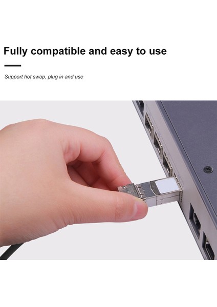 Jt-Com 10GB Sfp+ Dac Twinax Kablosu Pasif SFP-H10GB-CU2M Ubiquiti Intel Mikrotik Netgear D-Link 1metreler Için (Yurt Dışından) fırsatları