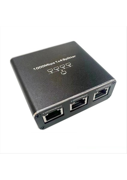Gigabit Ethernet Splitter 1&#39 De 1 Out 1000MBPS Internet Kablosu Ayrıştırıcı 1 Ila 4 RJ45 Ağ Splitter Cat5/6/7 Için (Yurt Dışından)