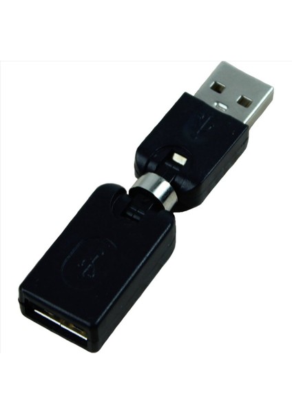 3x Siyah USB 2 0 Erkek - USB Kadın 360 Derece Dönme Açısı Uzatma Adaptörü (Yurt Dışından) fırsatları