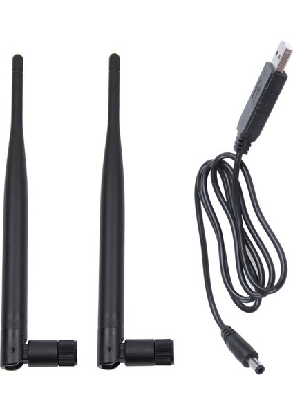 2 x 6dbi 2 4ghz 5ghz Çift Bant Wifi Rp-Sma Anten ve 1x USB Dc 5V-DC 12V 2 1mm x 5 5mm Modül Dönüştürücü Dc Namlu (Yurt Dışından) fırsatları