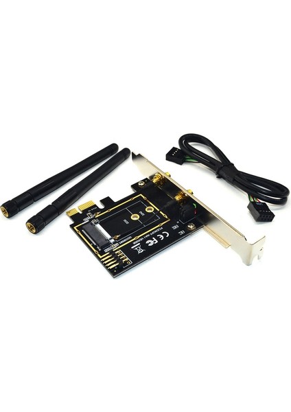 M 2 Wifi Adaptörü M2 Ngff Anahtarı A-E&#39 Den Mini Pcı Express Wifi Raiser Pcı-E 1x Ngff Kablosuz Destek Mini Pcıe Network Kartı A (Yurt Dışından)