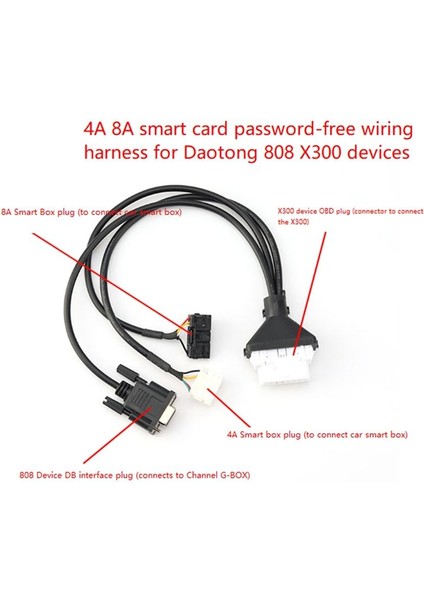 Toyota 4A ve 8A Kablosu Için 2 Aradan 1&#39 E Doğrudan Programlama Kablosu Toyota 4A 8A Autel Gbox Için Uzaktan Programlama Çalışması (Yurt Dışından) indirimleri