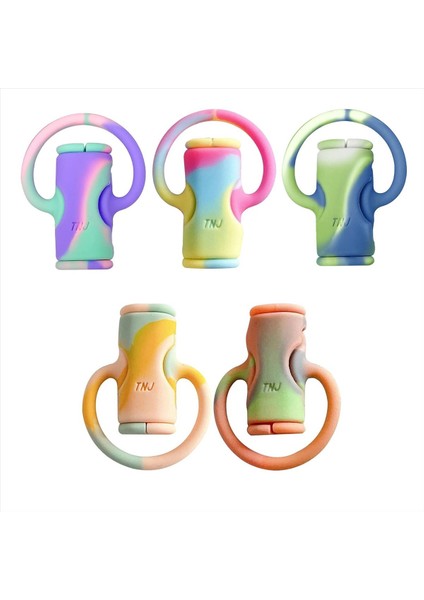 5pcs Sevimli Kablo Koruyucu Silikon Şarj Cihazı Kablo Koruyucusu Tip C/micro-Usb Veri Kablosu Koruyucu Kapak (Yurt Dışından)