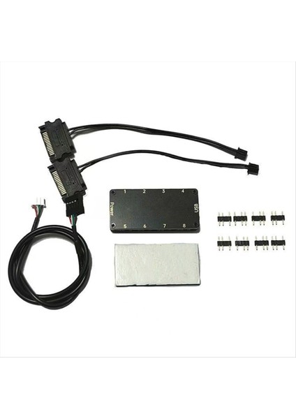Signalrgb Openrgb Universal 8port 5V 3pin Argb Bilgisayar Pc Kılıfı Soğutma Fanları Işık Şeridi Için Asenkron Denetleyici Hub (Yurt Dışından) fiyatları