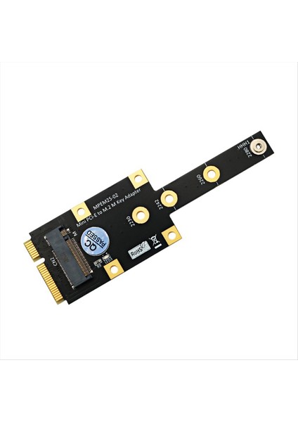 Mini Pcı-E-M 2 M Anahtar Adaptörü Mini Pcıexpress Nvme SSD Dönüştürücü Yükseltici Kartı Genişleme Kartı 2230 2242 2260 2280 (Yurt Dışından)