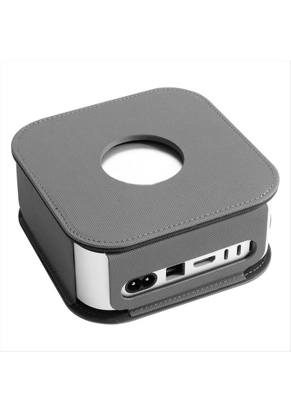 Mac Mini M4/m4 Pro Masaüstü Bilgisayar Cilt Kollu Toz Geçiren Kapak Şok Dirençli Gri (Yurt Dışından)