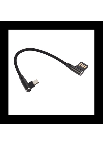 2pcs 15CM Mikro- USB 5pin Sola Dik Açısı Sağ Açıyla 90 Derece USB 2 0 Çift Dirsek Veri Şarj Kablosu (Yurt Dışından) indirimleri